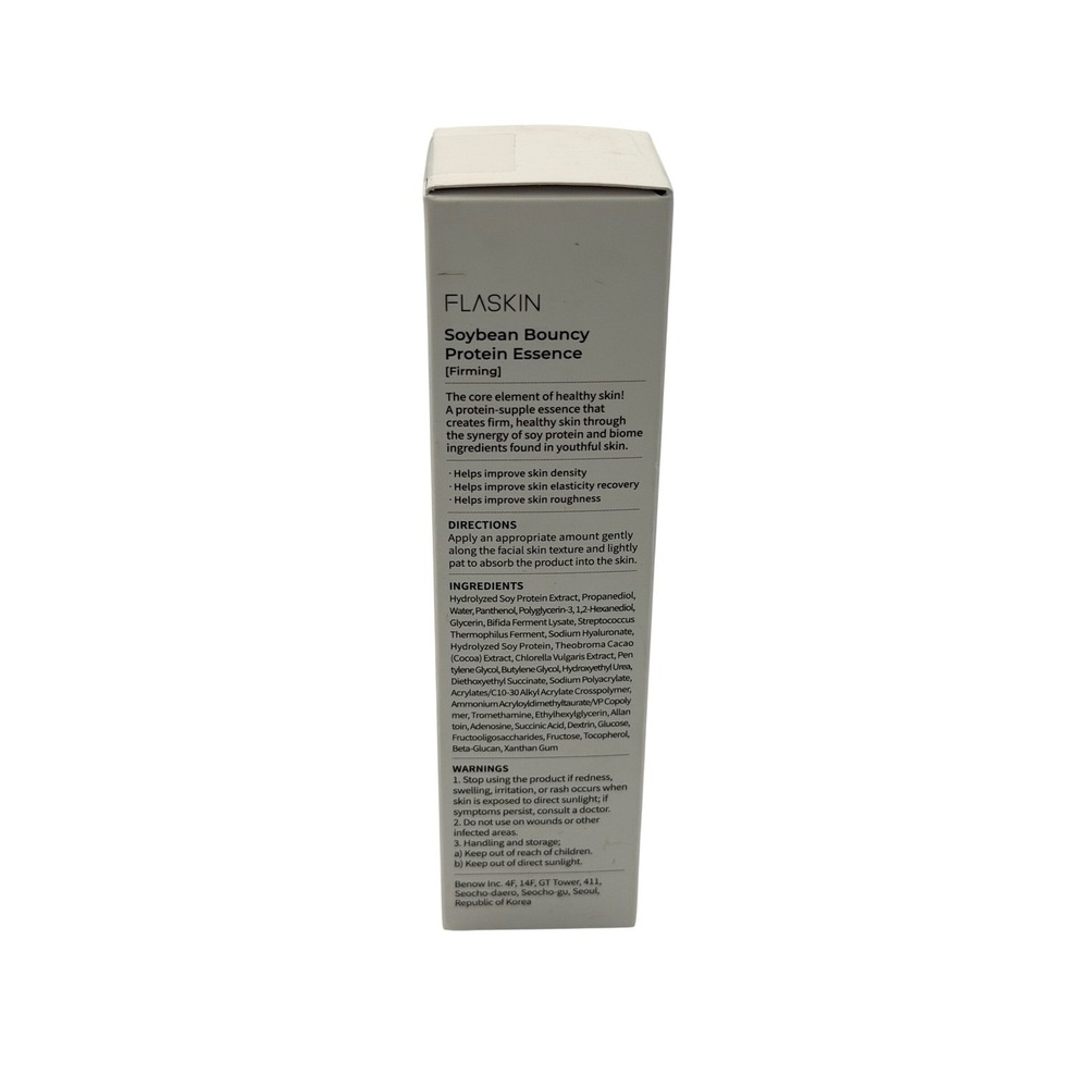 Flaskin Soybean Bouncy Protein Essence Firming‎ Elasticity Skin Care 2.70 fl oz - Picture 4 of 7